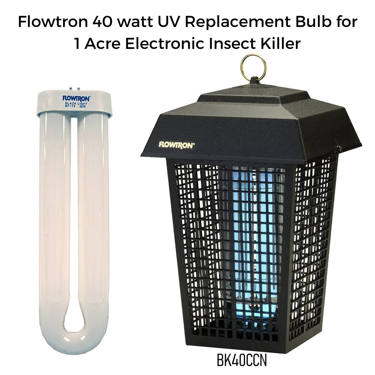 Replacement T8 Bulb For Flowtron BF-175 & Others – 40W, By Bulbsandbatteries