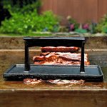 Razor Rectangle Cast Iron Meat Press