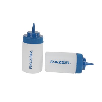 Lot de 2 flacons souples pour Razor