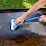 Razor Griddle Scraper With Plastic Handle