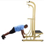 Stamina Outdoor Multi-Function Power Tower Pro - Yellow