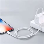 NUPOWER 1.5M USB-C to Lightning MFI Cable White