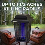 Flowtron 1.5 Acre Outdoor 40W UV Bug Zapper, Electronic Insect Killer 