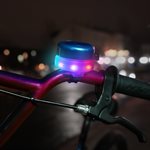 Brightz Lighted Bell - Blue with Multicolor LEDs