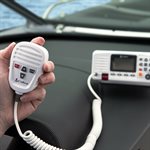 Cobra Bluebound 1350 VHF Fixed Mount Radio - White