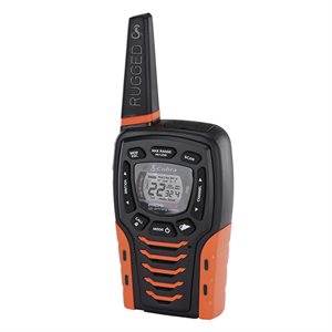 Cobra Two-Way Radio 56 km Range Blk / Orange 2-Pack