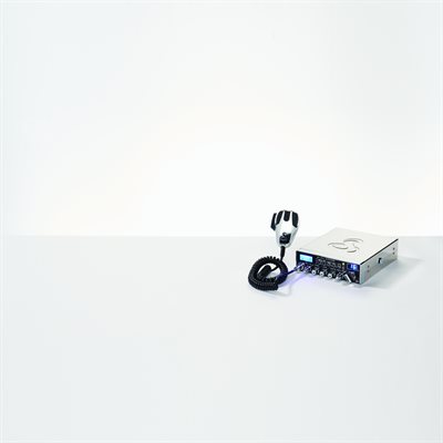 Poste BP chrome pro Cobra 29 LTD - Noir / Argent Poste BP chrome pro Cobra 29 LTD - Noir / Argent