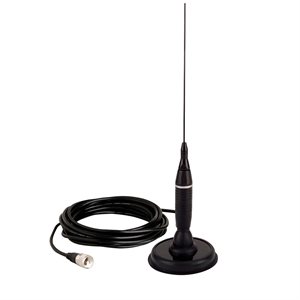 Cobra 42 inch Magnetic Mount CB Antenna Black