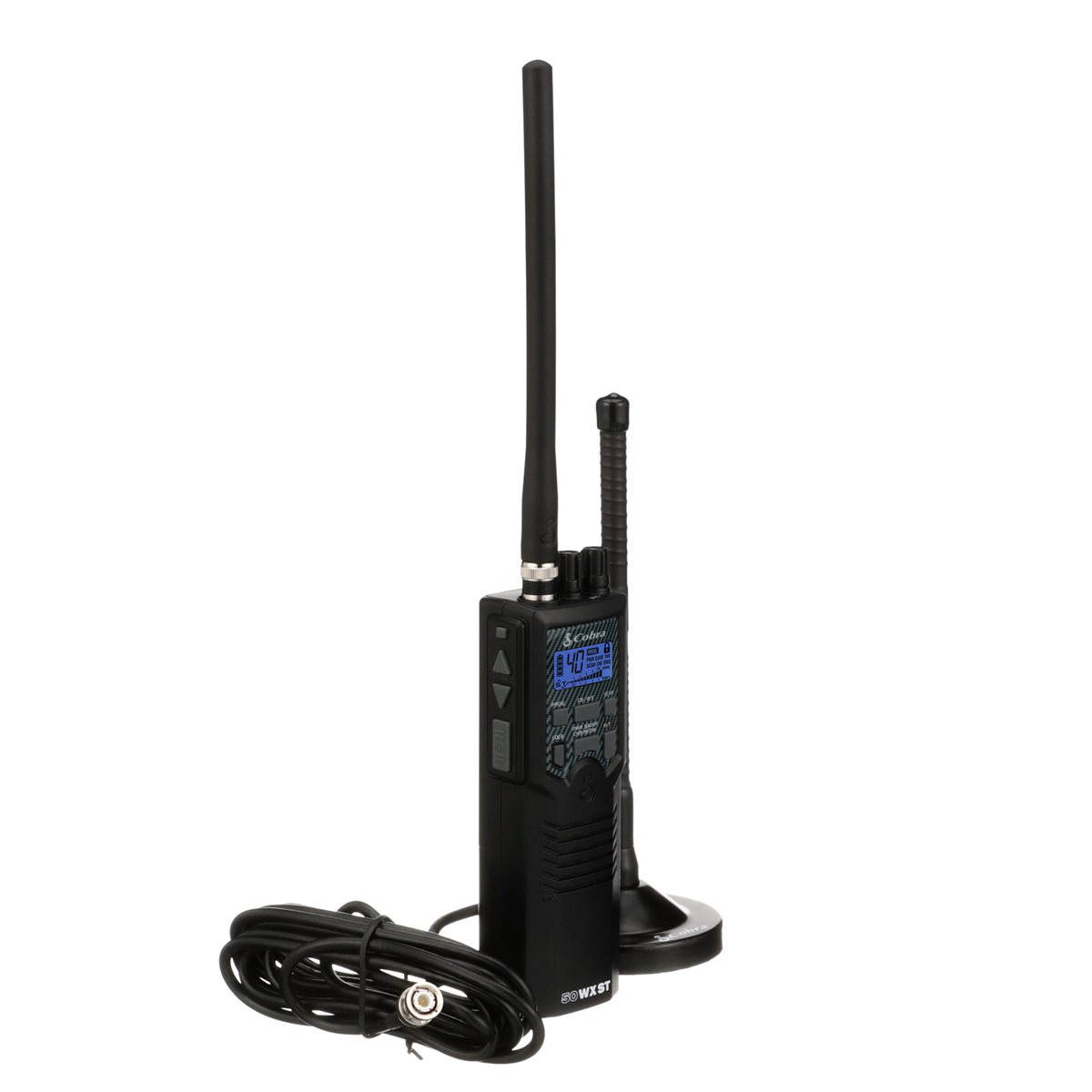 Cobra 40Channel Hand Held CB Radio w / Antenna Black