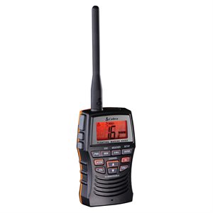 Cobra Marine Radio HH150 FLT 3 Watt Hand Held VHF Radio - Black