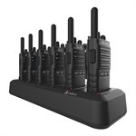 Cobra PX650 Prof FRS Two-Way Radio 6 Pack w / Dock