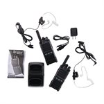 Cobra PX650 Prof FRS Two-Way Radio 2 Pack w / Hdsets