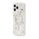 Case-Mate iPhone 17 Pro Max Floral Gems Gold w / Mag