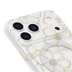 Case-Mate iPhone 17 Pro Max Floral Gems Gold w / Mag