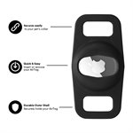 Case-Mate AirTag Dog Collar Mount - Black