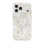 Case-Mate iPhone 17 Pro Max Floral Gems Gold w / Mag