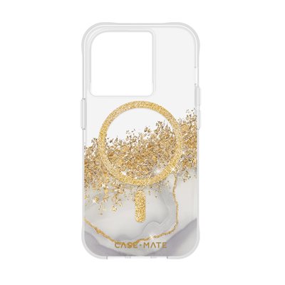Étui Case-Mate avec MagSafe pour iPhone 15 Pro, Karat Marble