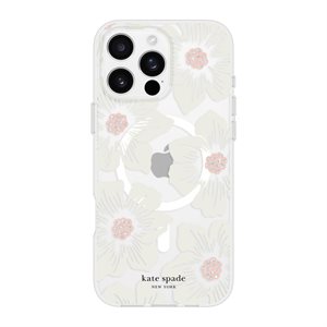 Coque Kate Spade pour iPhone 16 Pro - Crème florale - avec MagSafe