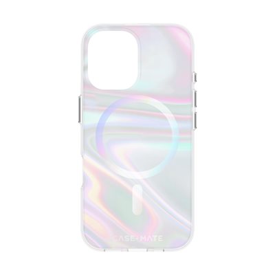 Case-Mate Bulle de savon Irisé Étui avec MagSafe pour iPhone 16