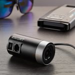 Caméra de bord Escort M2 noire montée sur radar
