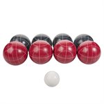 TRIUMPH 100mm Outdoor Resin Bocce Game Set - Red / Blue