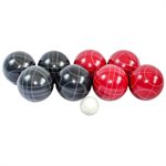 TRIUMPH 100mm Outdoor Resin Bocce Game Set - Red / Blue