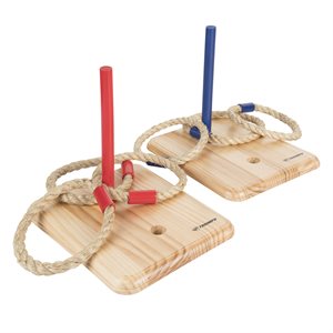 TRIUMPH Wood Quoit Ring Toss Outdoor Game Set