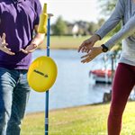 TRIUMPH Outdoor Frisbee Target Throwing Bottle Battle Game Set