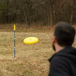 TRIUMPH Outdoor Frisbee Target Throwing Bottle Battle Game Set