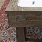AMERICAN LEGEND 72" Brookdale Rustic Wood Finish Air Hockey Table 
