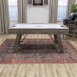 AMERICAN LEGEND 72" Brookdale Rustic Wood Finish Air Hockey Table 
