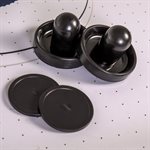 AMERICAN LEGEND 72" Brookdale Rustic Wood Finish Air Hockey Table 