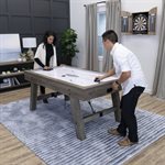 AMERICAN LEGEND 72" Brookdale Rustic Wood Finish Air Hockey Table 