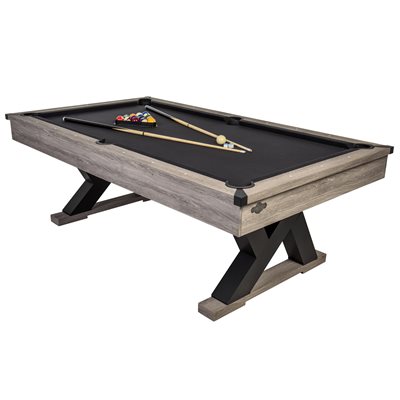 AMERICAN LEGEND 90" Kirkwood Pool Rustic Finish Modern Billiard Table