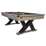 AMERICAN LEGEND 90" Kirkwood Pool Rustic Finish Modern Billiard Table