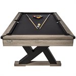 AMERICAN LEGEND 90" Kirkwood Pool Rustic Finish Modern Billiard Table