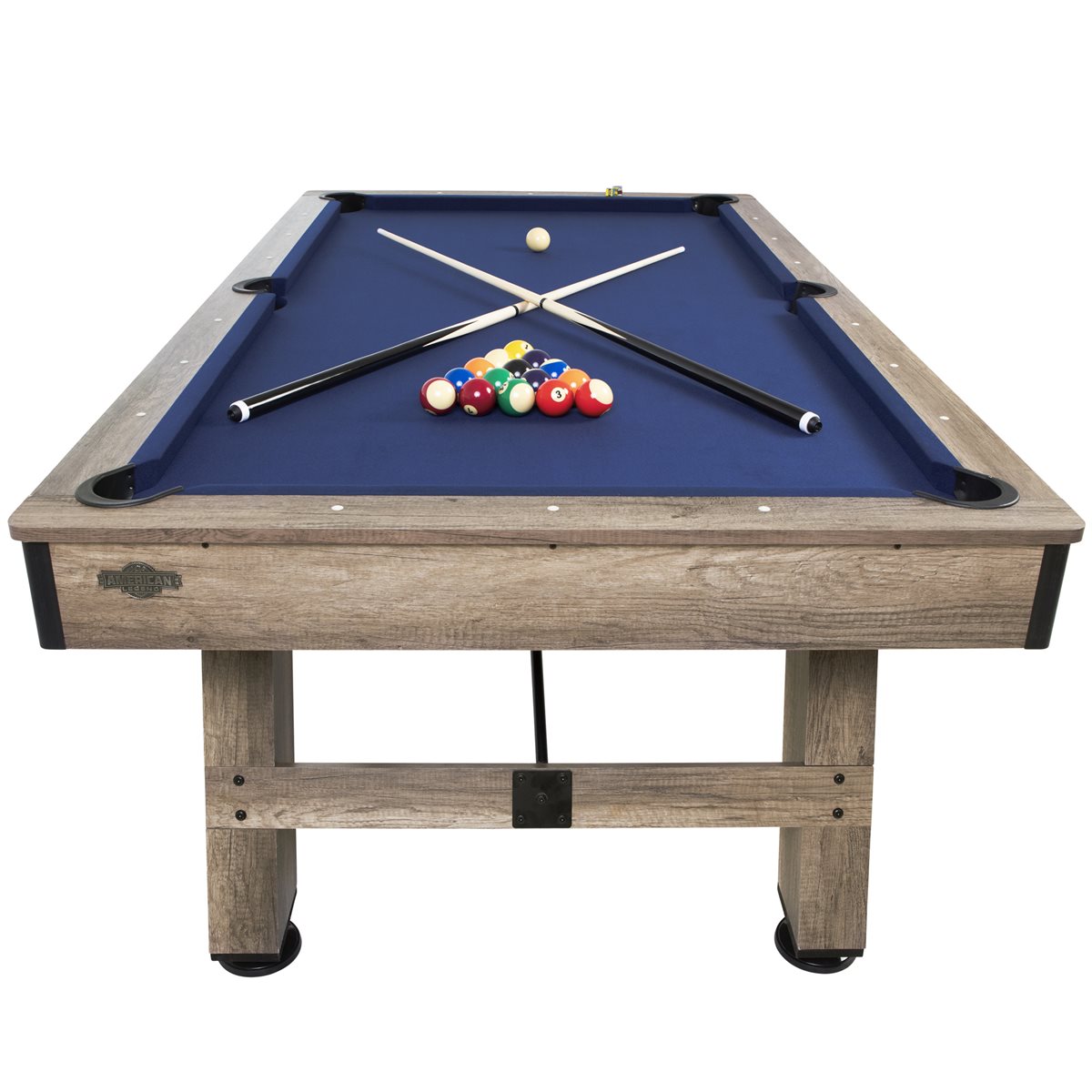 AMERICAN LEGEND 90" Brookdale Billiard Pool Table Blue