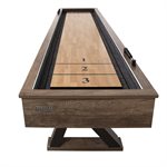 AMERICAN LEGEND 9' Kirkwood 2-in-1 LED Light Up Shuffleboard / Bowling Game Room Table