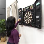 Escalade Arachnid Titanium 5400 Electronic Dart Board with Cabinet