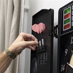 Escalade Arachnid Titanium 5400 Electronic Dart Board with Cabinet