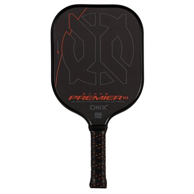 Raquette de Pickleball ONIX Evoke Premier Pro - carbon brut 16 - noir