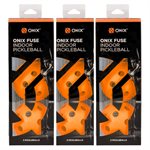ONIX Fuse Indoor Ball 9PAK - Orange - 3 Packs of 3 in Brown Box