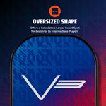 Raquette de Pickleball ONIX Recruit V3 - blue / rouge