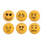 STIGA 1-Star Emoji Table Tennis Balls (6 Pack)