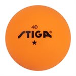 STIGA 1-Star Orange Table Tennis Balls (38-Pack)