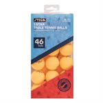 Lot de 46 bls Tennis de Table 1étoile STIGA, orange