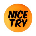 STIGA Smash Talk 1-Star Table Tennis Balls - (6 pack)