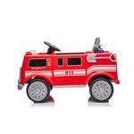 Freddo 12V Firetruck 1 Seater Ride on - Red