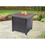 Endless Summer 30" Gas Outdoor Fire Pit Table with Resin Mantel