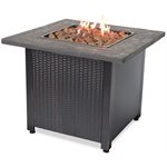 Endless Summer 30" Gas Outdoor Fire Pit Table with Resin Mantel
